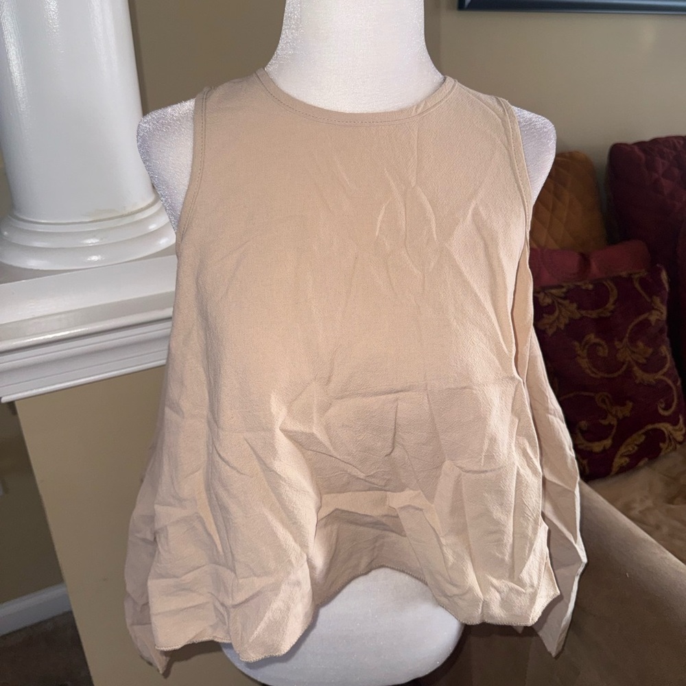 Shein Sleeveless Beige Women's Top